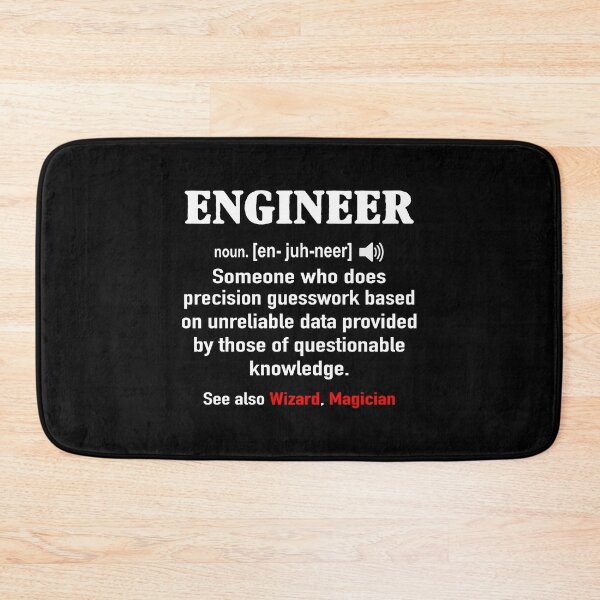 Item preview, Engineer Definition Funny Engineering Mechanical Civil Gift designed and sold by jingdomdesgine.