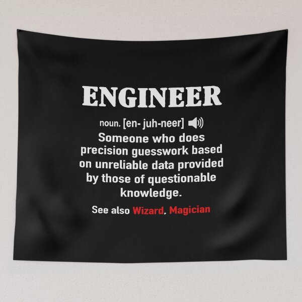 Item preview, Engineer Definition Funny Engineering Mechanical Civil Gift designed and sold by jingdomdesgine.