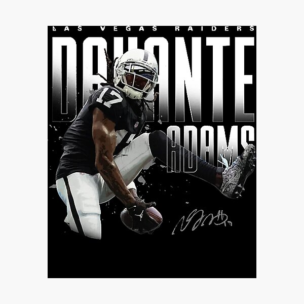 Davante Adams Home Jersey Art Board Print for Sale by