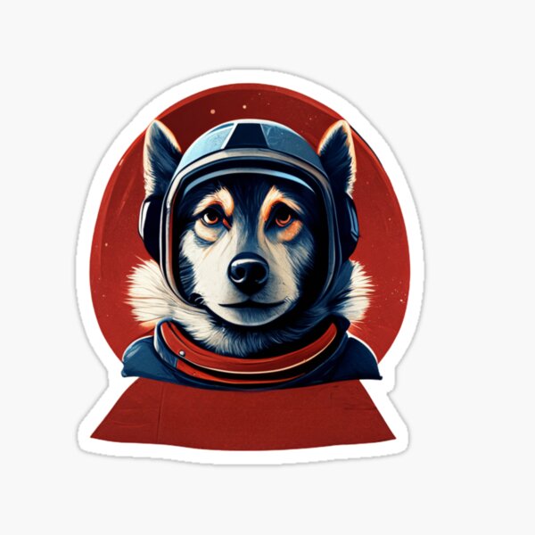Artikel-Vorschau von Laika, die Weltraumhündin, designt und verkauft von Desiglio.