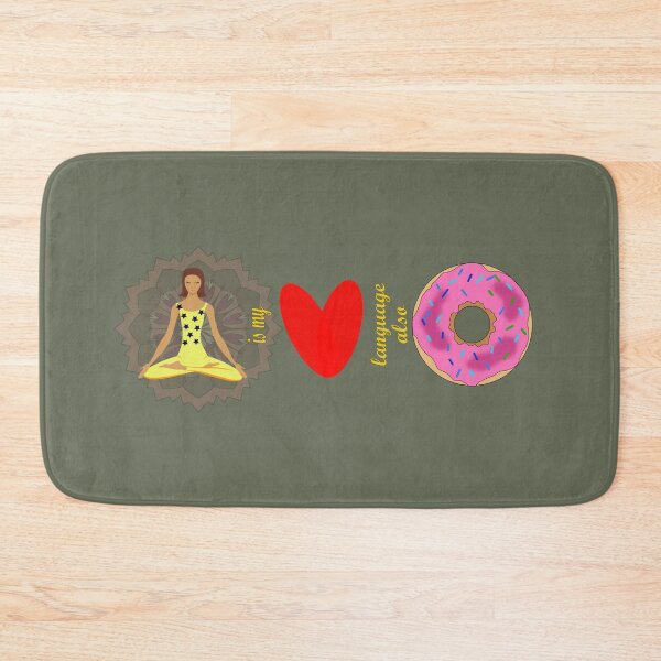 Item preview, Yoga is my love language also donut designed and sold by Rajasekar.