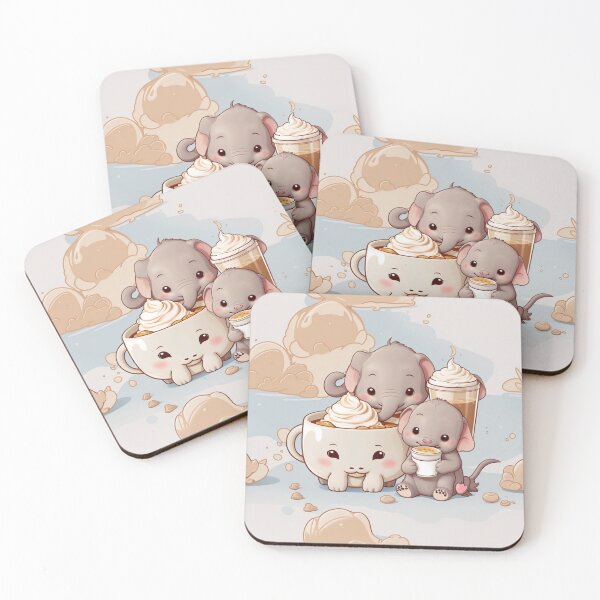 Item preview, Elephant seamless Elephant Pattern Elephant Coffee Pattern Coffee elephant designed and sold by PatternPetal.