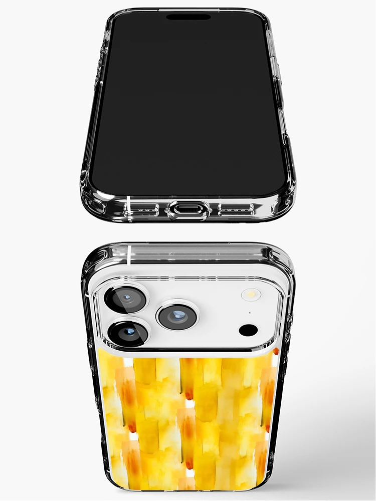 Thumbnail 3 of 5, iPhone Case, Abstract yellow seamless pattern designed and sold by ClickCreateShop.