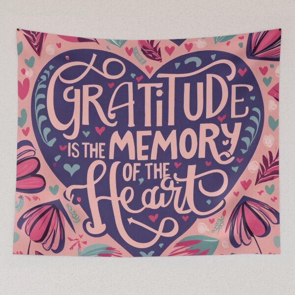 Item preview, Gratitude Is The Memory of The Heart - Gratefulness designed and sold by RosieBellaStore.