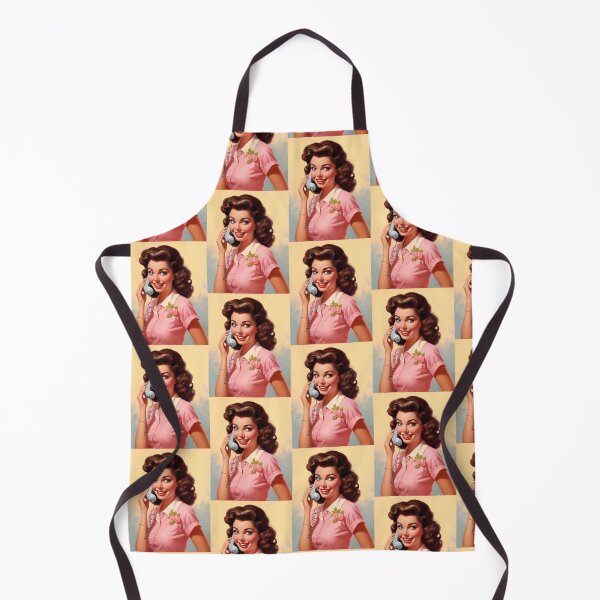 Item preview, Vintage advertising from the sixties of a girl on the phone designed and sold by GoldenTimesCafe.