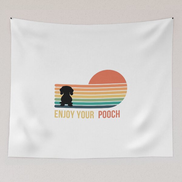 Item preview, Enjoy your pooch dachshund sunset design designed and sold by Leivenaar.