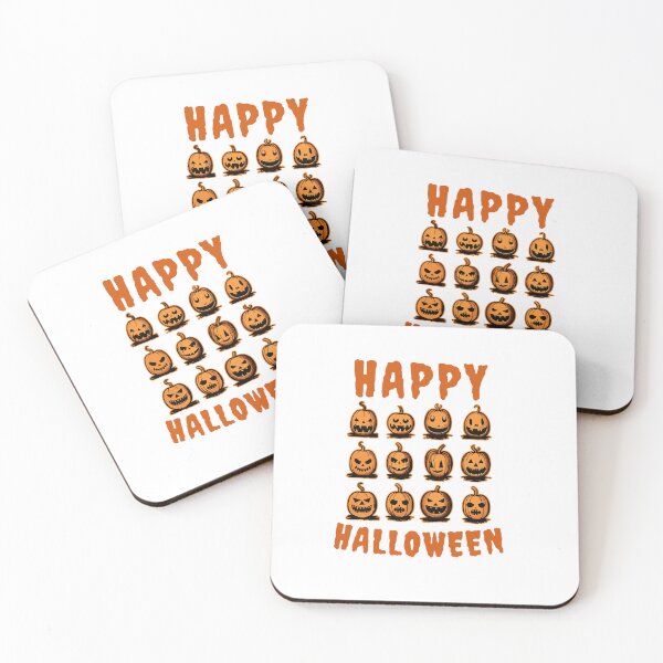 Item preview, Happy Halloween - pumpkin faces  designed and sold by Loffartdesign.