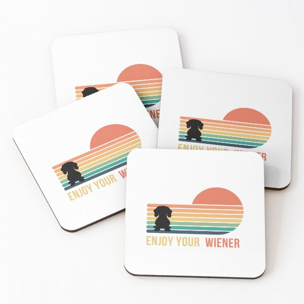 Item preview, enjoy your wiener dachshund sunset design designed and sold by Leivenaar.
