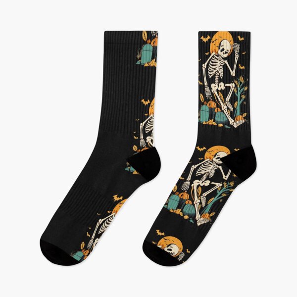 Item preview, Halloween Skeleton Delight | Spooky T-Shirt & stickers Collection designed and sold by ArtsyElegance4U ⭐⭐⭐⭐⭐.