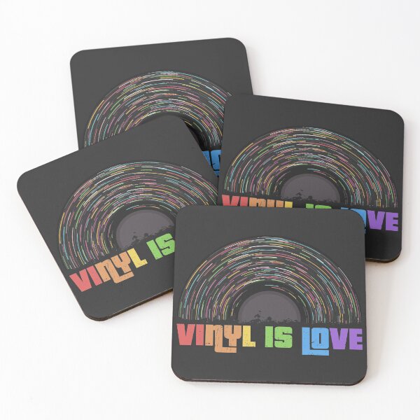 Item preview, Rainbow Vinyl is love (black) designed and sold by animinimal.