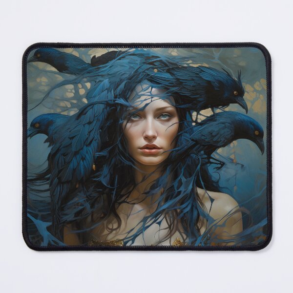 Item preview, Raven woman designed and sold by ArtMysterious.