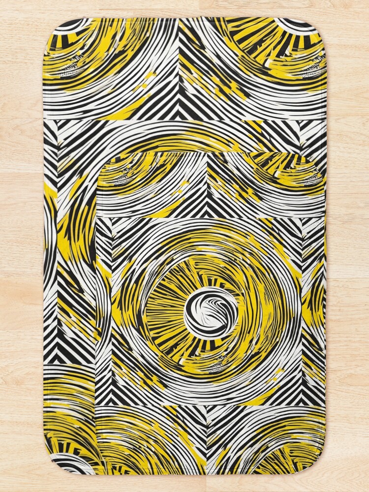 Thumbnail 5 of 6, Bath Mat, Zen Vortex designed and sold by nomadicpop.
