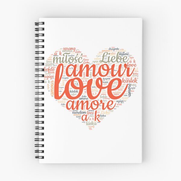 Item preview, Love in Every Language - Red Heart designed and sold by MyDearWorld.