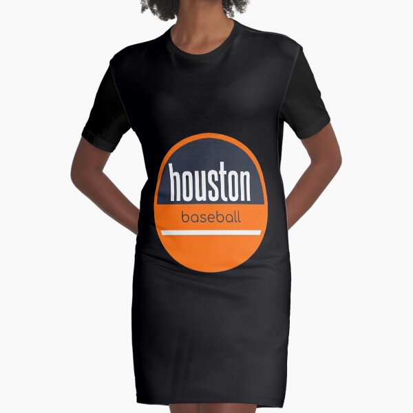 The Wild Collective Black Houston Astros T-shirt Dress