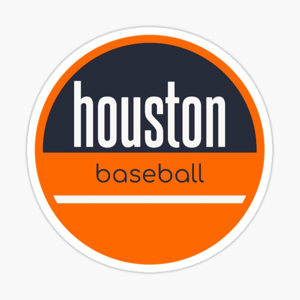 Retro NASA Astros Logo - Orange Version - Astros Baseball