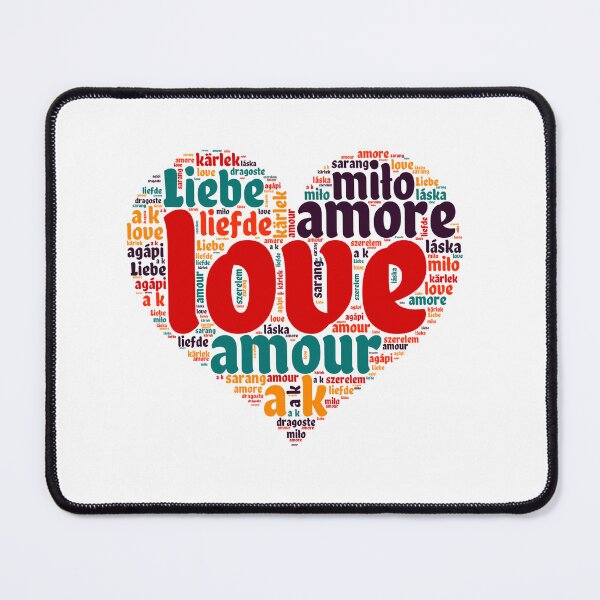 Item preview, Love in Every Language - Heart designed and sold by MyDearWorld.