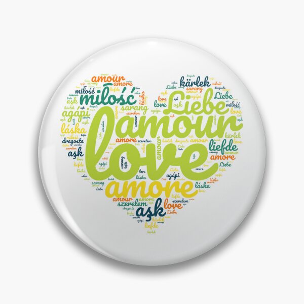 Item preview, Love in Every Language - Lemon Heart designed and sold by MyDearWorld.