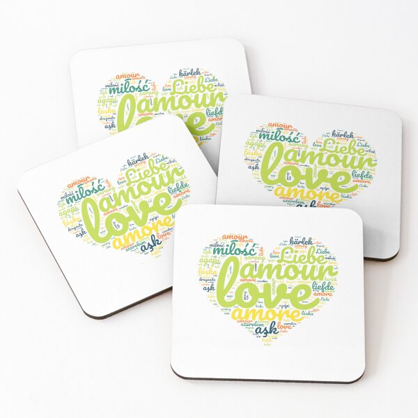 Item preview, Love in Every Language - Lemon Heart designed and sold by MyDearWorld.