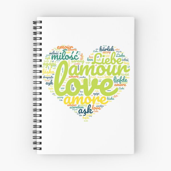 Item preview, Love in Every Language - Lemon Heart designed and sold by MyDearWorld.