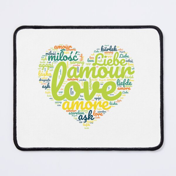 Item preview, Love in Every Language - Lemon Heart designed and sold by MyDearWorld.