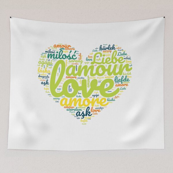 Item preview, Love in Every Language - Lemon Heart designed and sold by MyDearWorld.