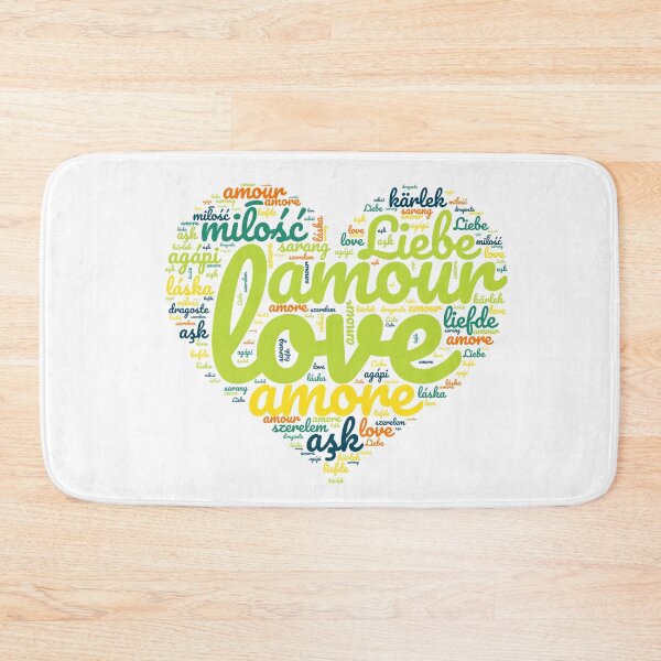 Item preview, Love in Every Language - Lemon Heart designed and sold by MyDearWorld.