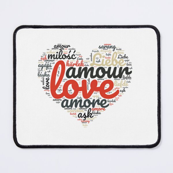 Item preview, Love in Every Language - Heart designed and sold by MyDearWorld.