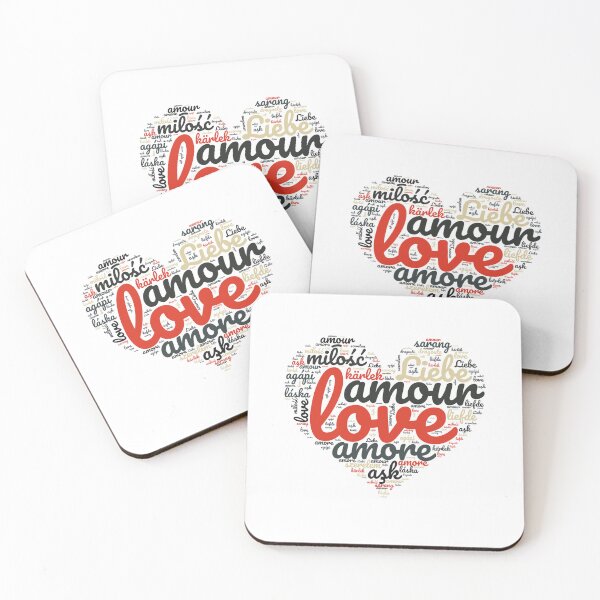 Item preview, Love in Every Language - Heart designed and sold by MyDearWorld.