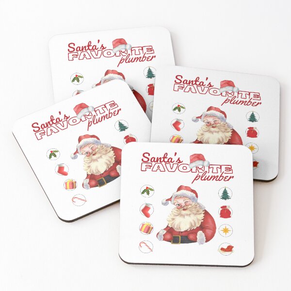 Item preview, Santa's Favorite Plumber - Merry Christmas, Happy Holidays designed and sold by Ghoof-Wear.
