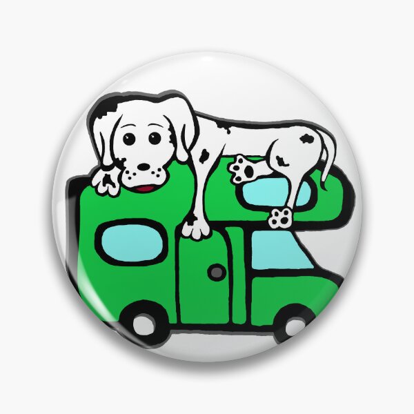 Item preview, Dolce Bronco dog on green motorhome designed and sold by Ladvarian.