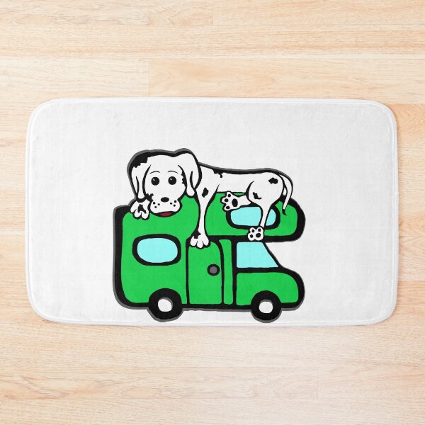 Item preview, Dolce Bronco dog on green motorhome designed and sold by Ladvarian.