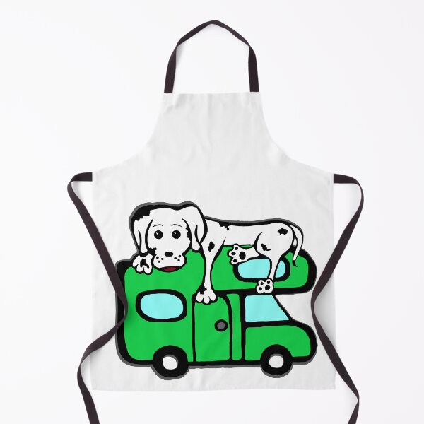 Item preview, Dolce Bronco dog on green motorhome designed and sold by Ladvarian.