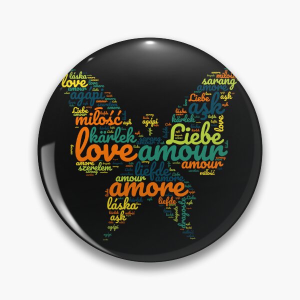 Item preview, Love in Every Language - Butterfly designed and sold by MyDearWorld.