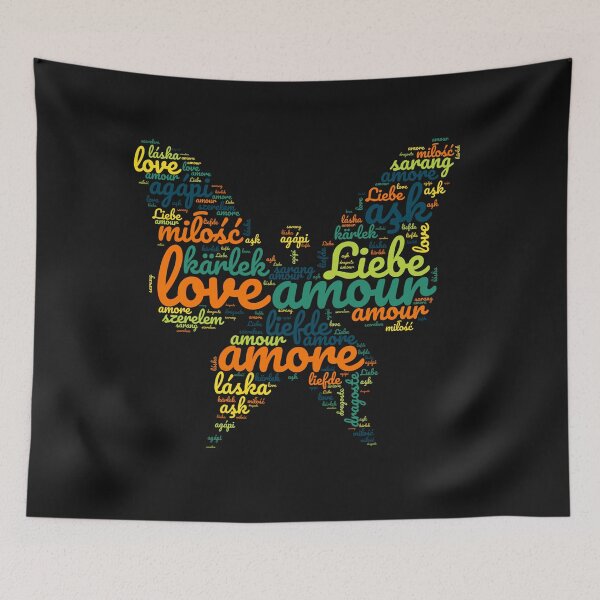 Item preview, Love in Every Language - Butterfly designed and sold by MyDearWorld.