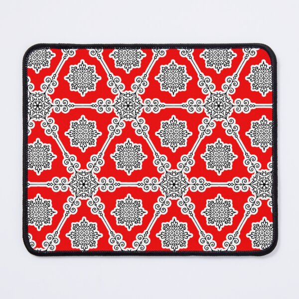 Item preview, Red Quatrefoil Pattern Design designed and sold by Bunmigraphics .
