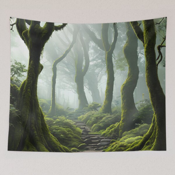 Item preview, Moss-Covered Twisted Trees designed and sold by D3monic.