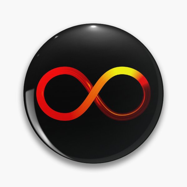Item preview, Infinity infinity symbol red orange yellow designed and sold by lathspell.