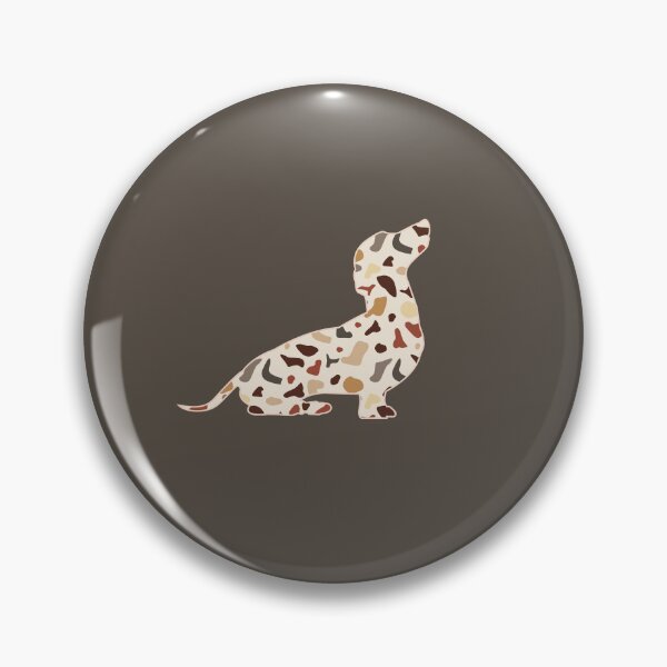 Item preview, Sitting Dachshund, Dapple Dachshund, dachshund in a military pattern designed and sold by VELLTOdesign.