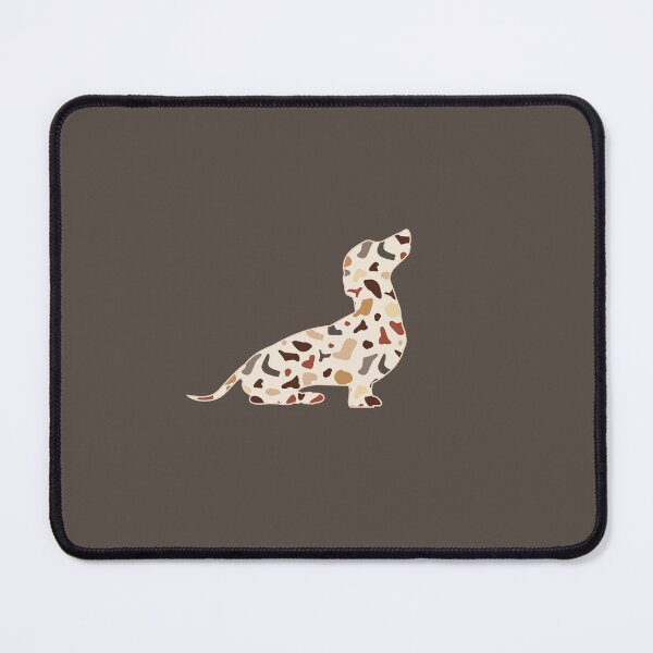 Item preview, Sitting Dachshund, Dapple Dachshund, dachshund in a military pattern designed and sold by VELLTOdesign.