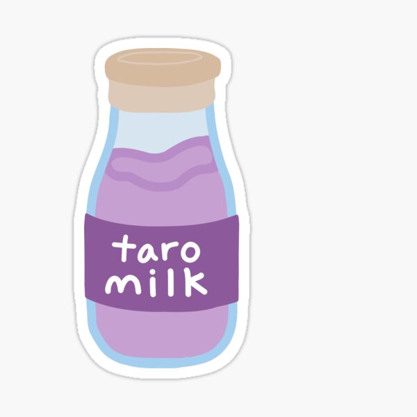 Vista previa del artículo con la obra «Tarro de leche de taro», diseñado y vendido por Pikachoo.