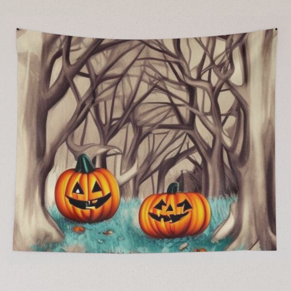 Item preview, Halloween Mister and Mrs Pumpkin designed and sold by JackFreestone.