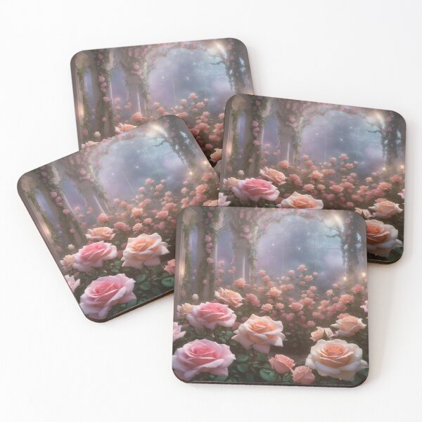 Item preview, The enchanted pink roses. designed and sold by PatDoArt.