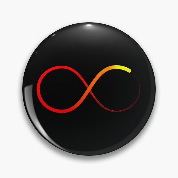 Item preview, Infinity infinity symbol red orange yellow V2 designed and sold by lathspell.