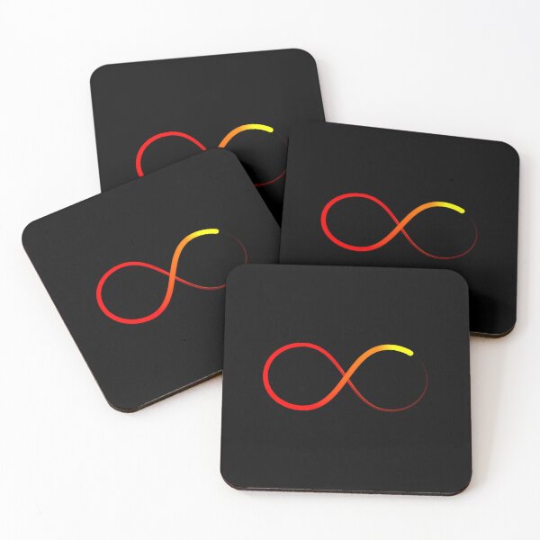 Item preview, Infinity infinity symbol red orange yellow V2 designed and sold by lathspell.