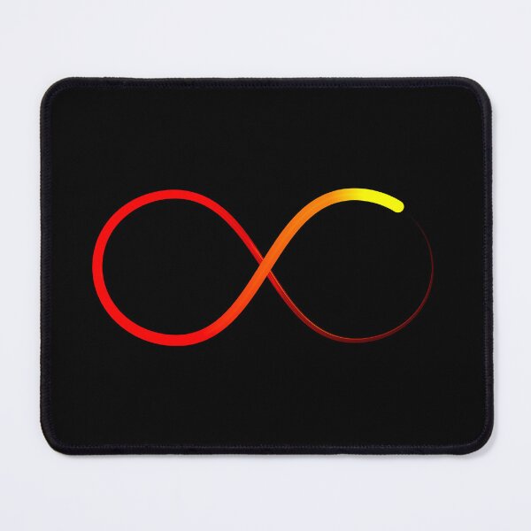 Item preview, Infinity infinity symbol red orange yellow V2 designed and sold by lathspell.