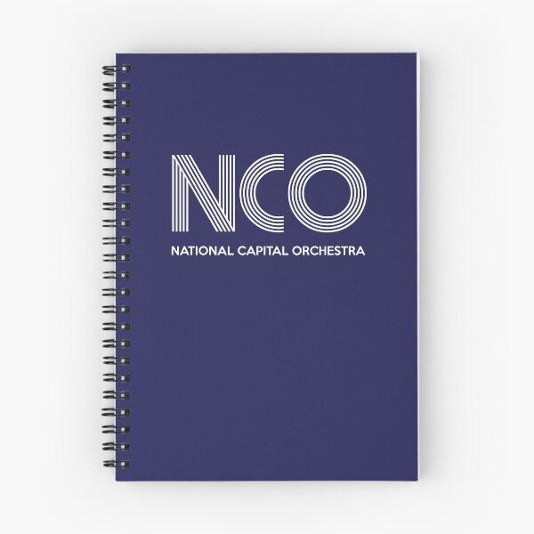 Item preview, National Capital Orchestra NCO White Logo with text designed and sold by NCOcanberra.