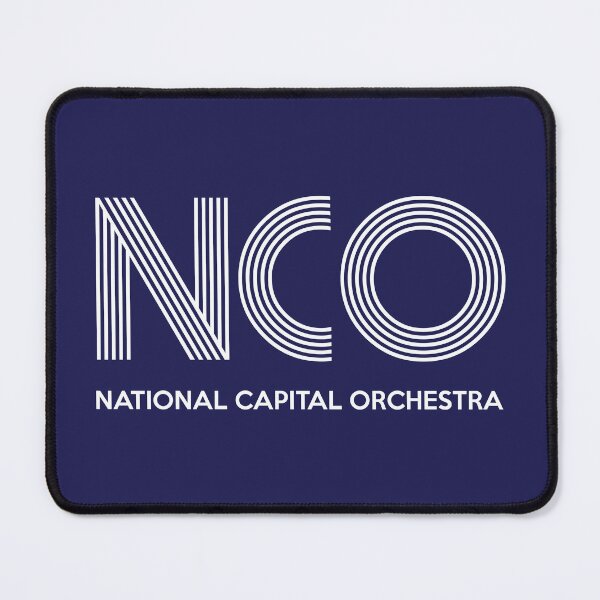 Item preview, National Capital Orchestra NCO White Logo with text designed and sold by NCOcanberra.