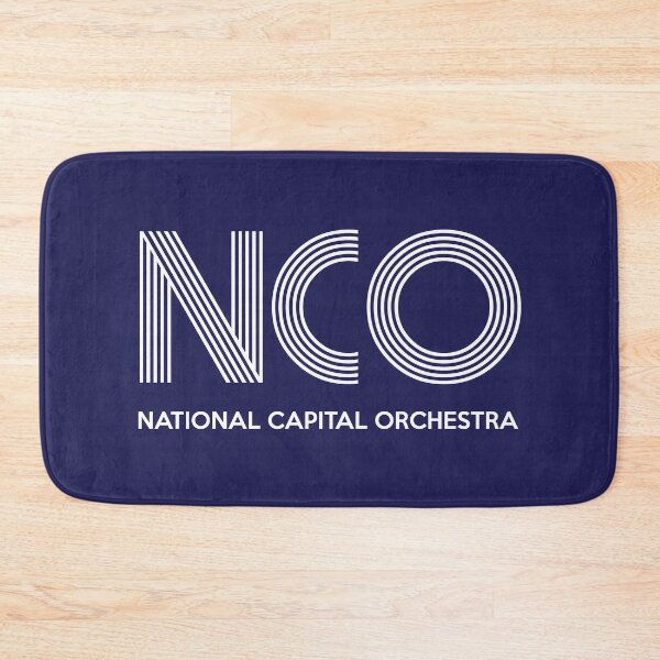 Item preview, National Capital Orchestra NCO White Logo with text designed and sold by NCOcanberra.