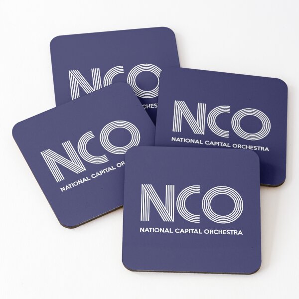 Item preview, National Capital Orchestra NCO White Logo with text designed and sold by NCOcanberra.
