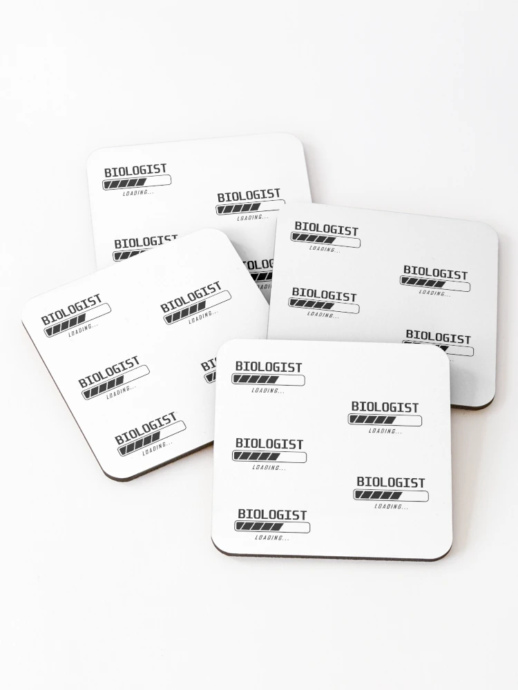 Thumbnail 1 of 5, Coasters (Set of 4), Biologist Loading designed and sold by SFFStore.